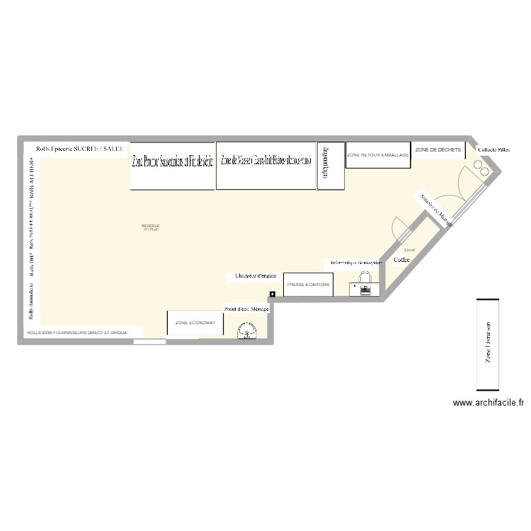 reserve. Plan de 0 pièce et 0 m2