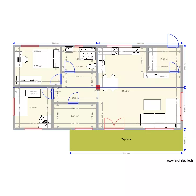 4ка новая планировка под вагон.2. Plan de 