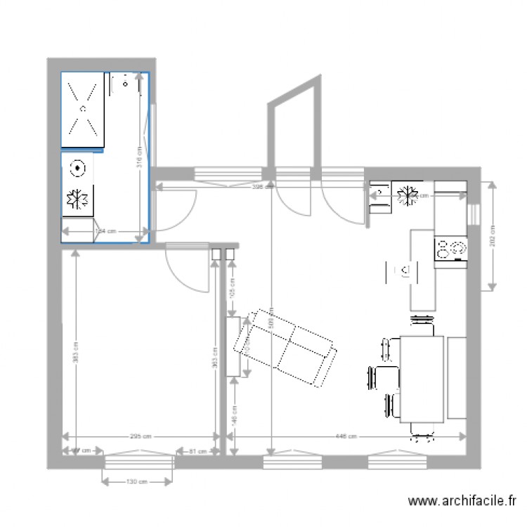 Appartement Olivier Eglem 12 novembre . Plan de 0 pièce et 0 m2