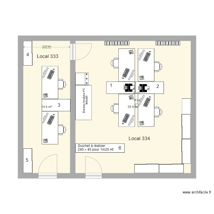 Labo projet proposition F. Plan de 0 pièce et 0 m2