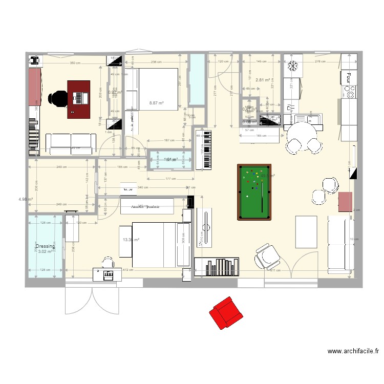 Plan appartement Crocki rev 3. Plan de 0 pièce et 0 m2