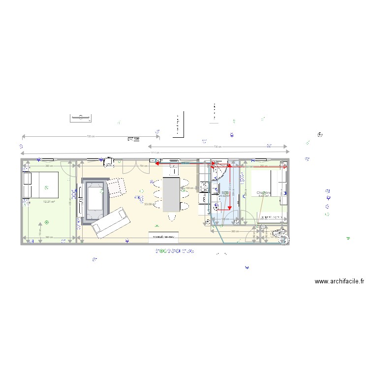 Cabanons Ilot 2. Plan de 0 pièce et 0 m2