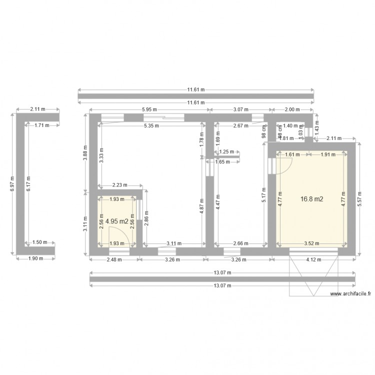 Marilles. Plan de 0 pièce et 0 m2