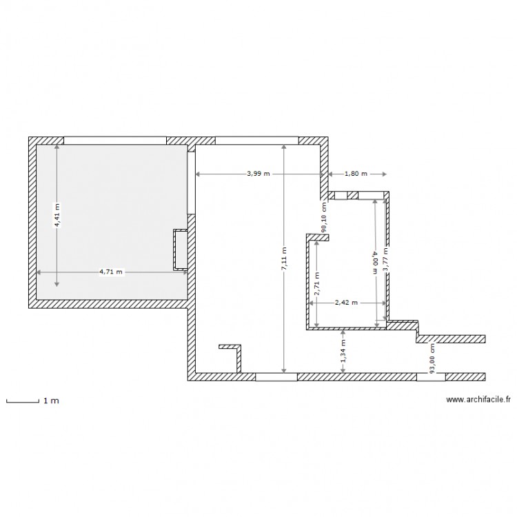 de cacqueray cuisine sept. Plan de 0 pièce et 0 m2