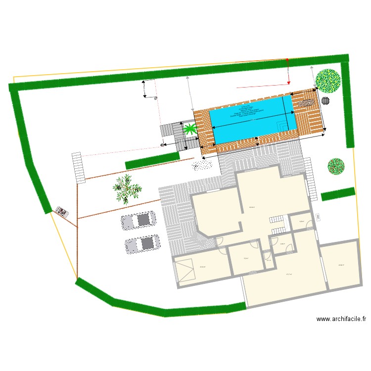 Agnelas piscine v10. Plan de 0 pièce et 0 m2