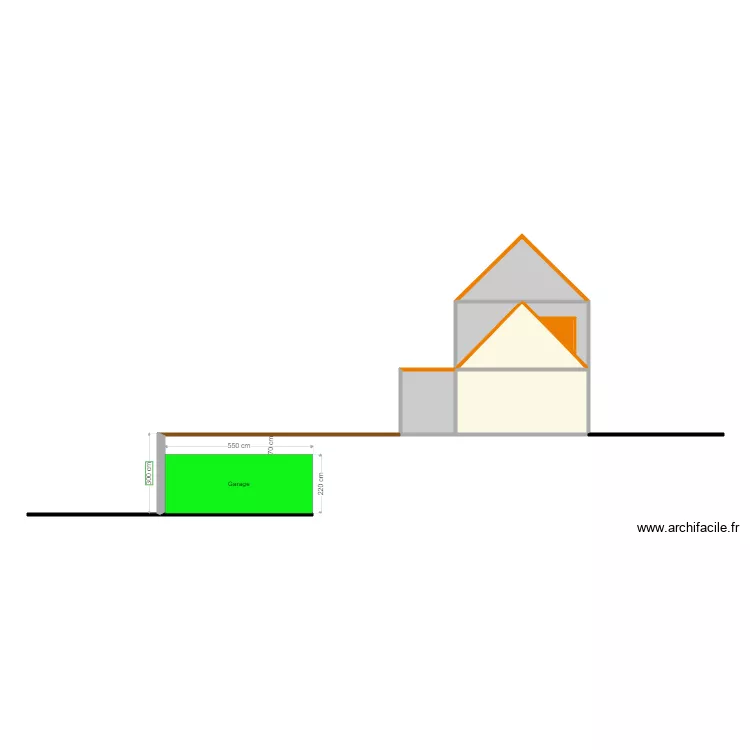 plan de coupe. Plan de 