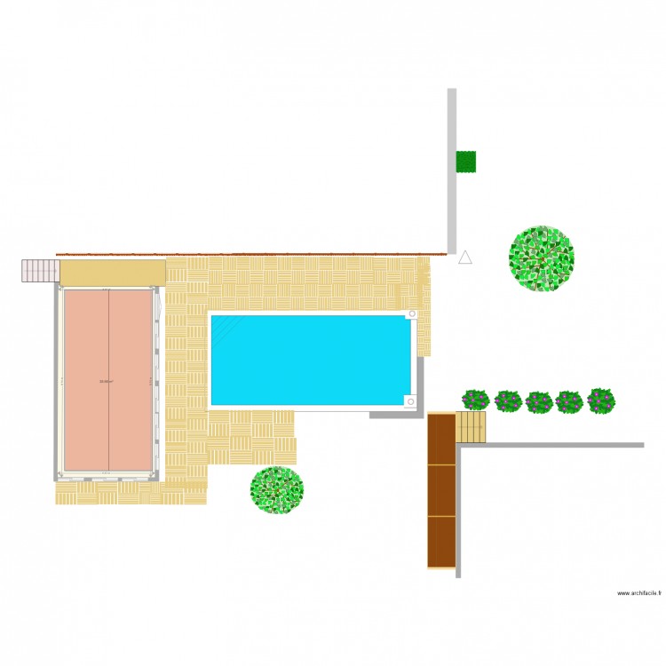 piscine mai 2021 3 version. Plan de 0 pièce et 0 m2