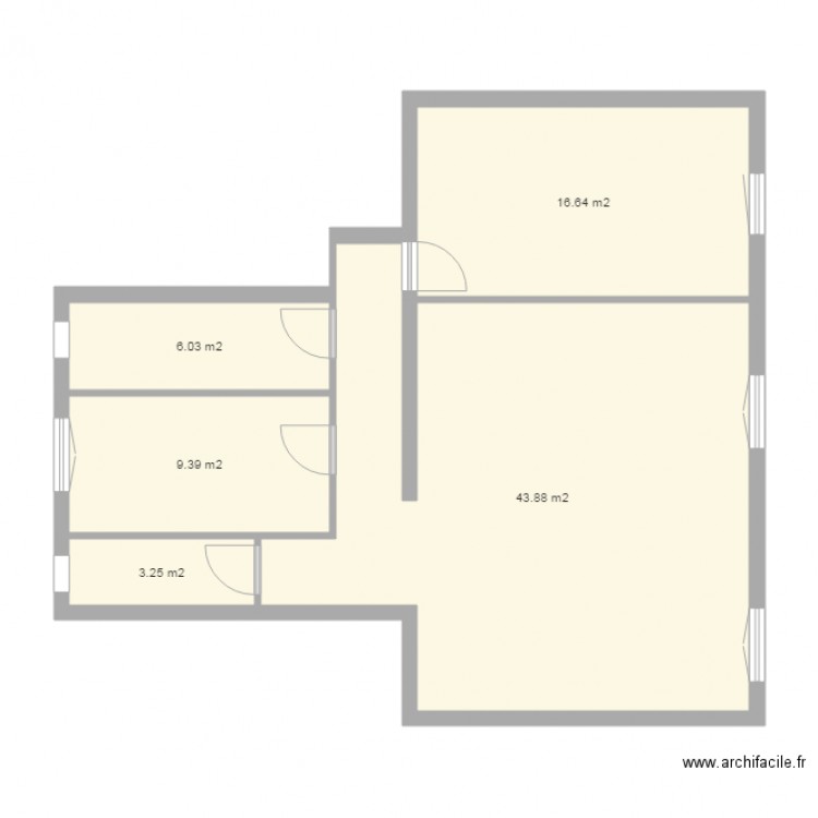 19 cours Palmarole aprés travaux. Plan de 0 pièce et 0 m2