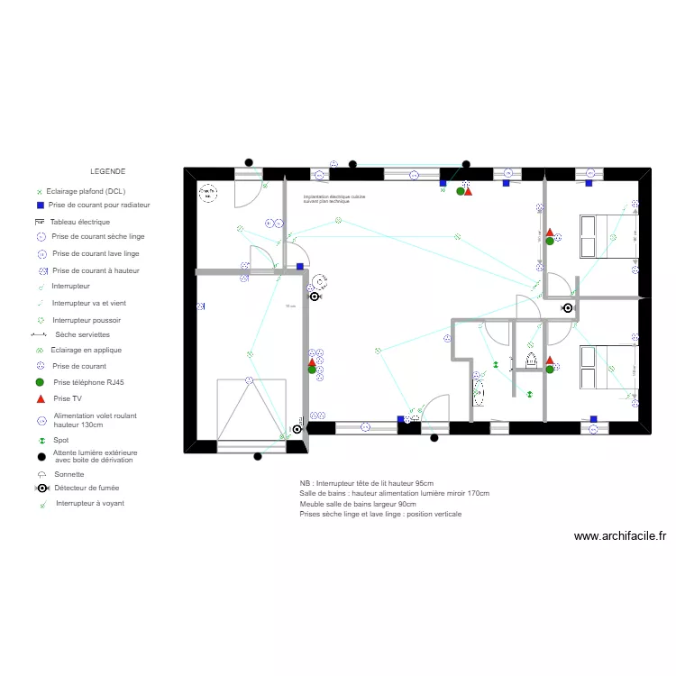 GUERCHET. Plan de 