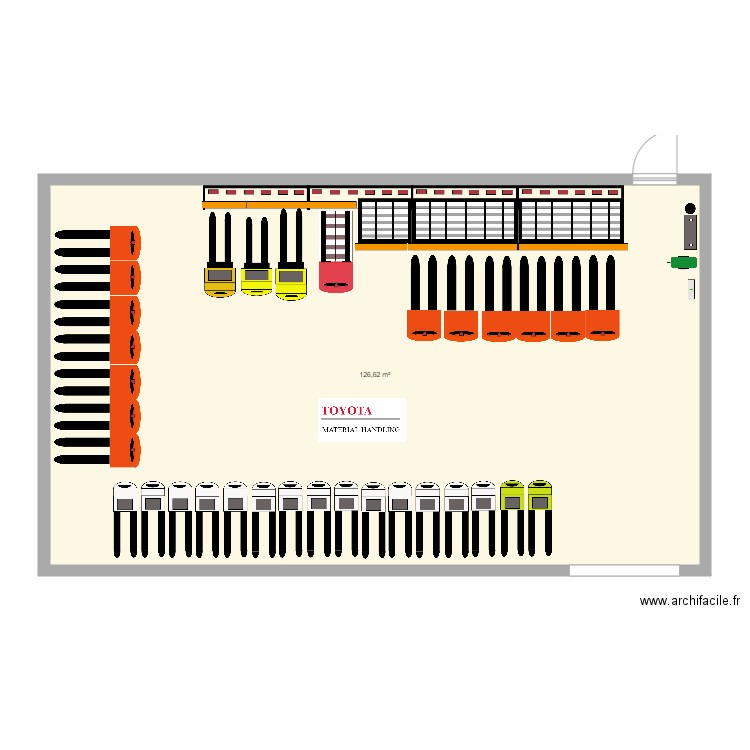 STEF CHAULNES . Plan de 1 pièce et 127 m2