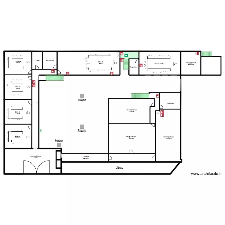 Greta Etage Evac 4. Plan de 