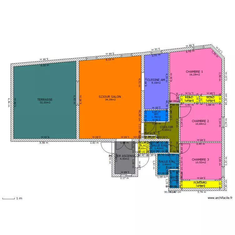 APPART 43 RG ter FUTUR. Plan de APPART 43 RG ter FUTUR. Plan de