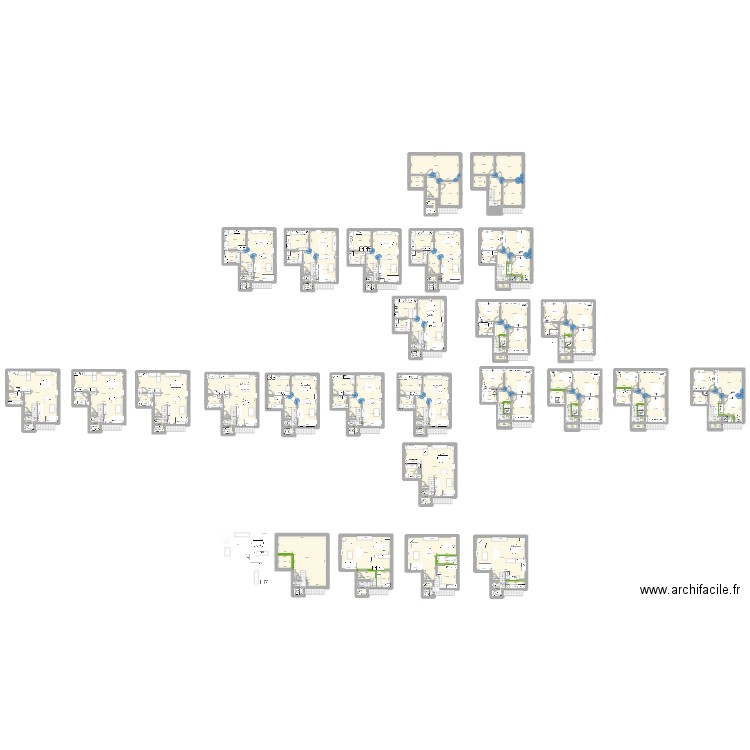 maison. Plan de 0 pièce et 0 m2