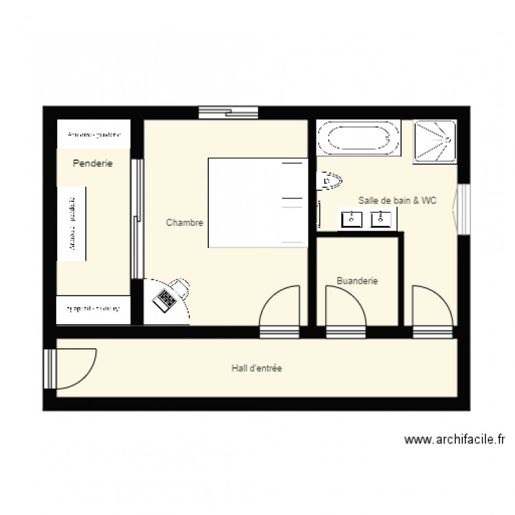 décembre 2016. Plan de 0 pièce et 0 m2