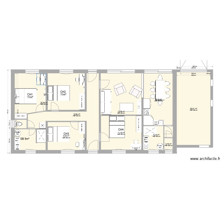 Pe Sec Rdc 2 retracé. Plan de 0 pièce et 0 m2