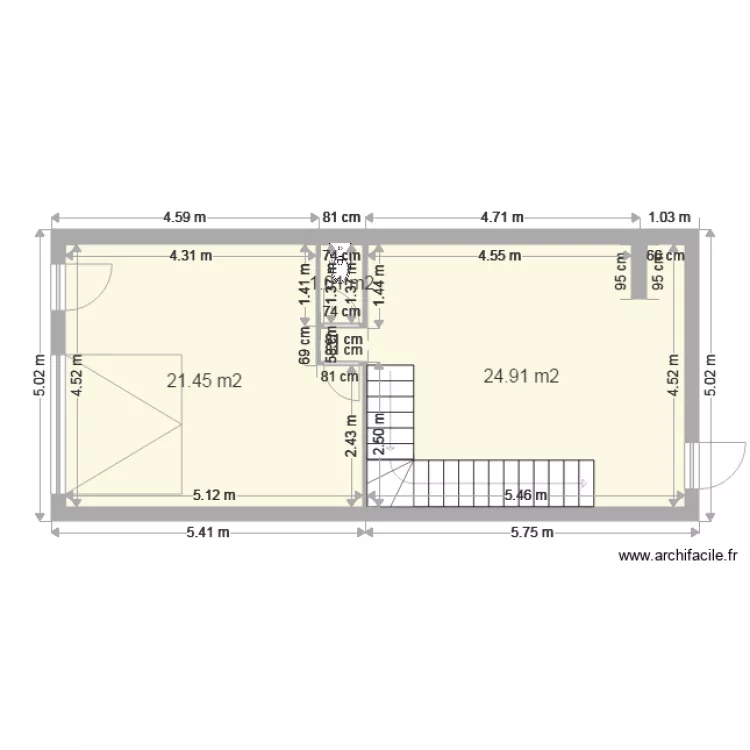 58 BEAUVAL REZ DE CHAUSSEE. Plan de 58 BEAUVAL REZ DE CHAUSSEE. Plan de