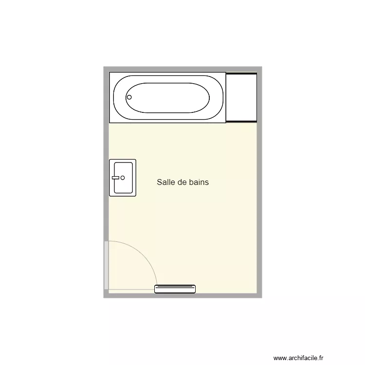 plan avant travaux Gautron. Plan de 