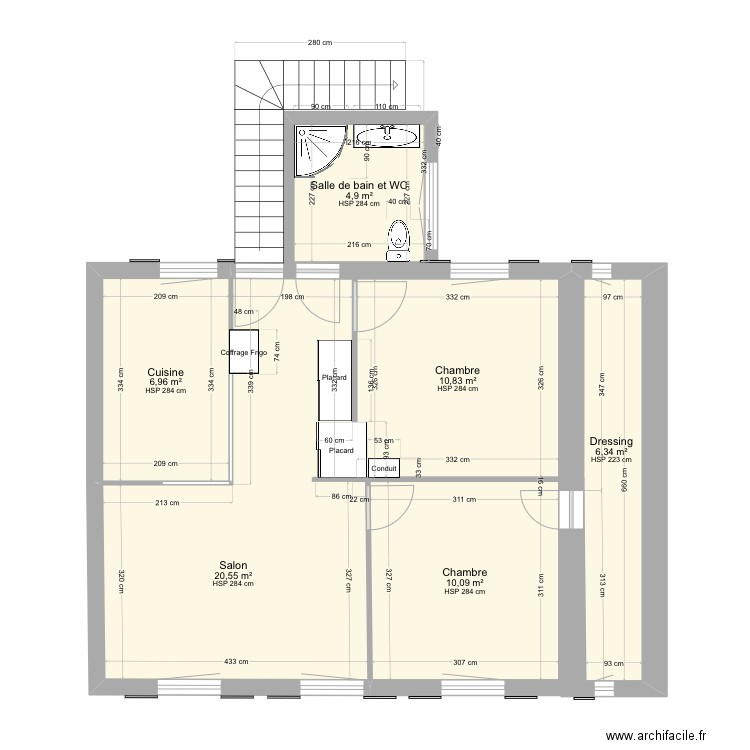 Maison Toulon étage. Plan de 0 pièce et 0 m2