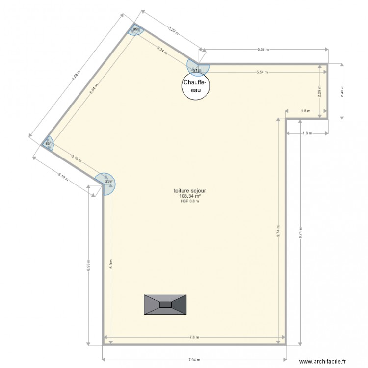 villa dapruni séjour. Plan de 0 pièce et 0 m2