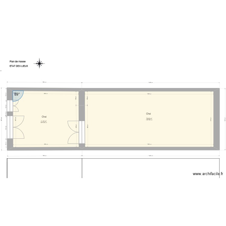 garage1. Plan de 0 pièce et 0 m2
