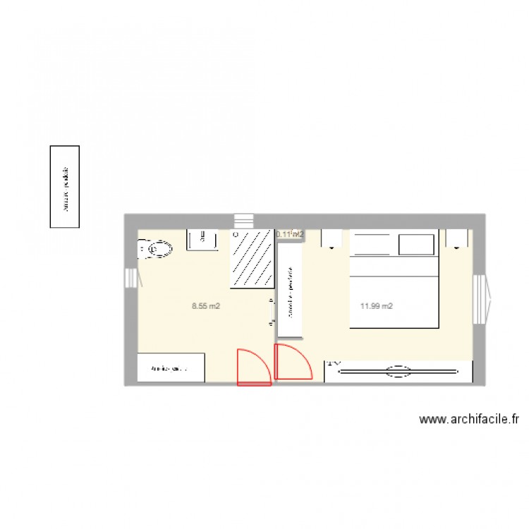 Suite. Plan de 0 pièce et 0 m2