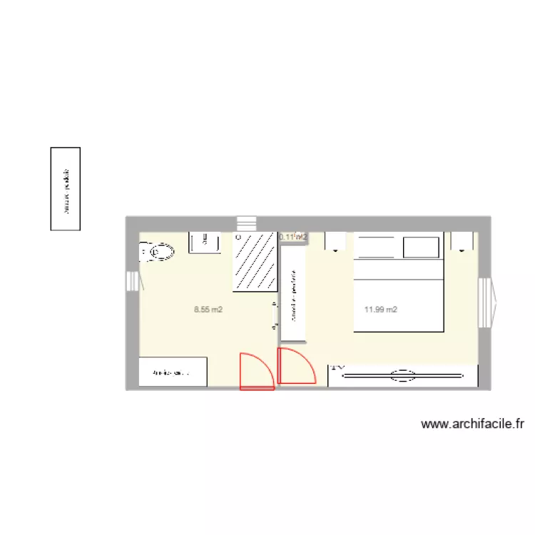 Suite. Plan de 
