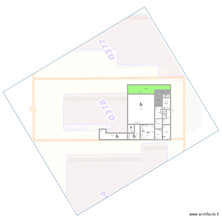 91 MONTGERON Projet 13 Mercure V 051022 Esp2. Plan de 18 pièces et 247 m2