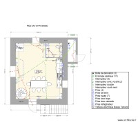 Rez de chaussée plan électrique