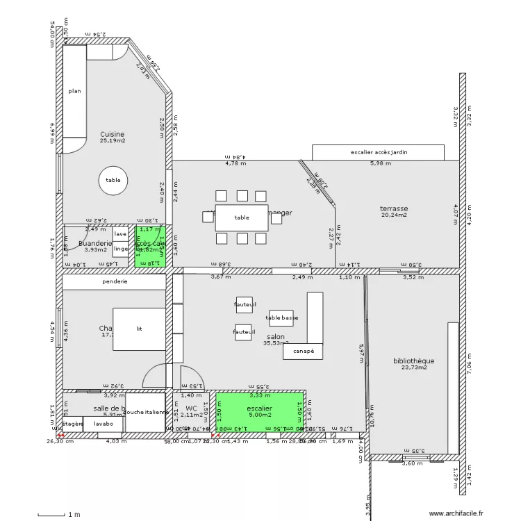 maison brac rez de chaussée version 2. Plan de maison brac rez de chaussée version 2. Plan de