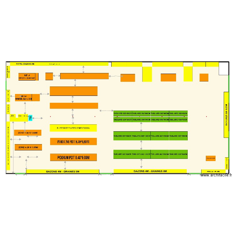 maf 2023 poterie. Plan de 1 pièce et 669 m2