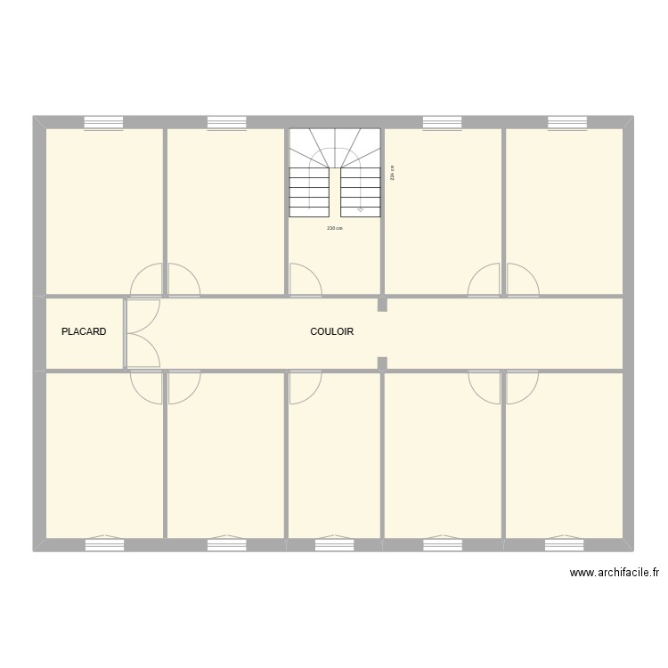 1ER ETAGE. Plan de 0 pièce et 0 m2