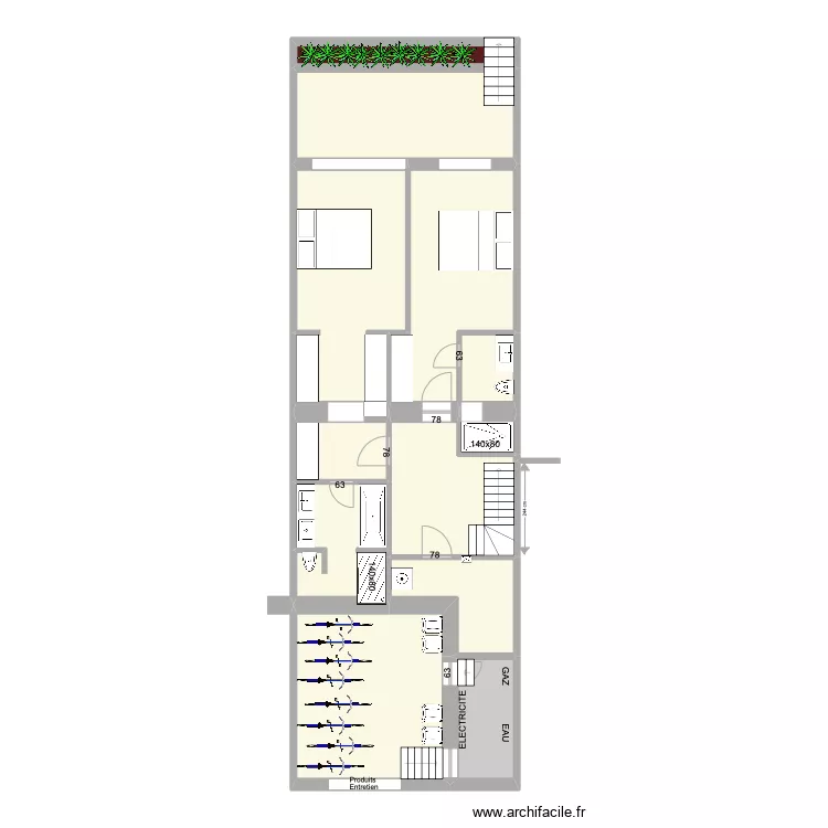 Banning 21 Rez Jardin. Plan de 0 pièce et 0 m2