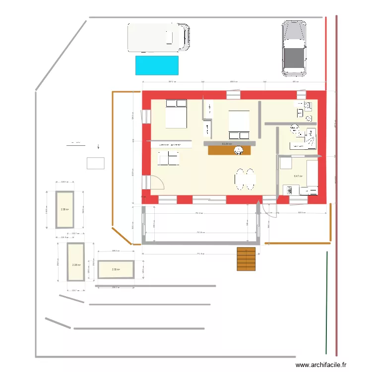 plan ossature bois. Plan de plan ossature bois. Plan de