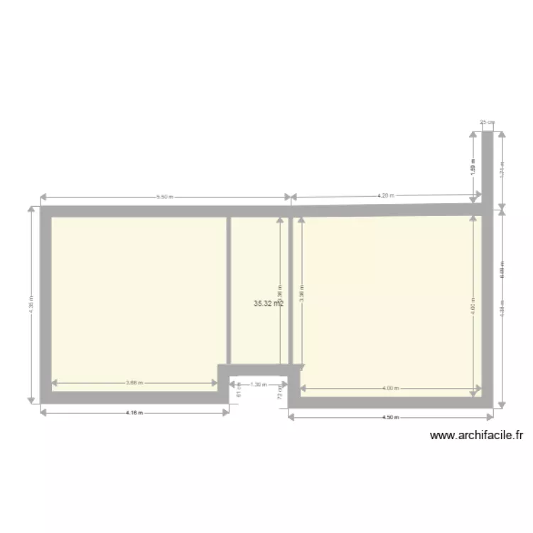 CHASSAIG GY. Plan de 