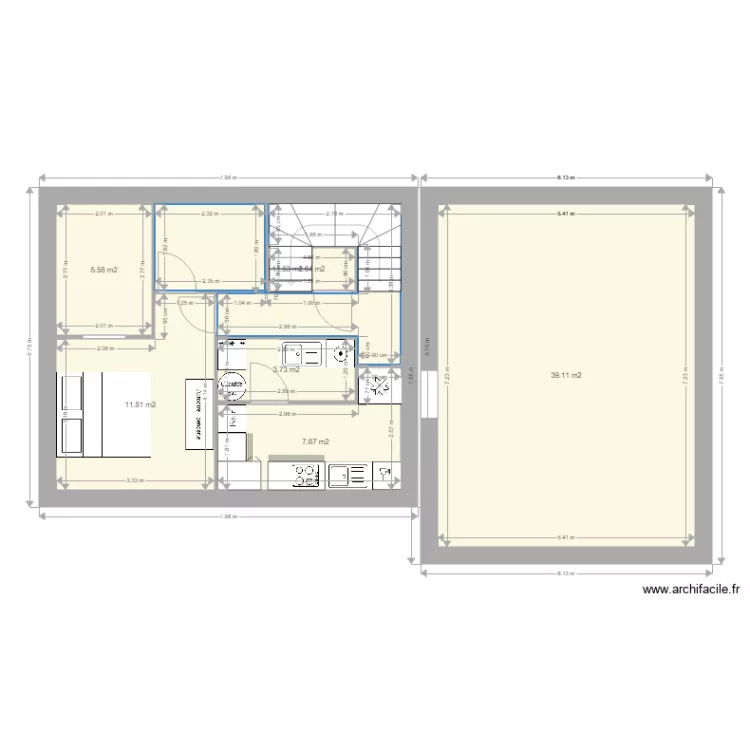 Manon étage partiel. Plan de Manon étage partiel. Plan de