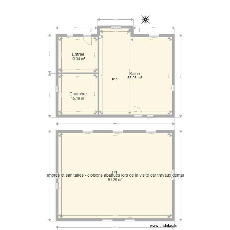 Chemier. Plan de 0 pièce et 0 m2