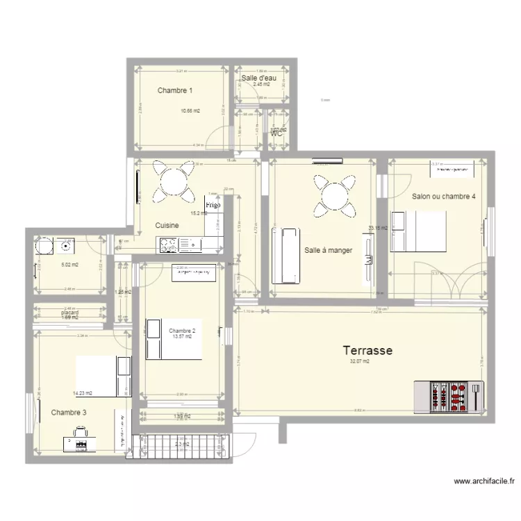 Appartement vert Modifier 15 01 2017. Plan de Appartement vert Modifier 15 01 2017. Plan de