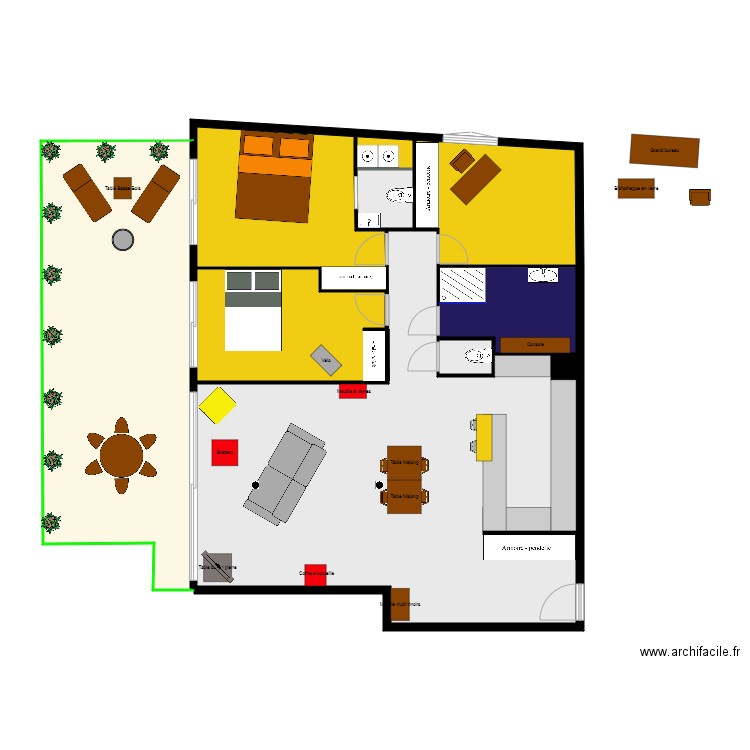 Appart complet. Plan de 0 pièce et 0 m2