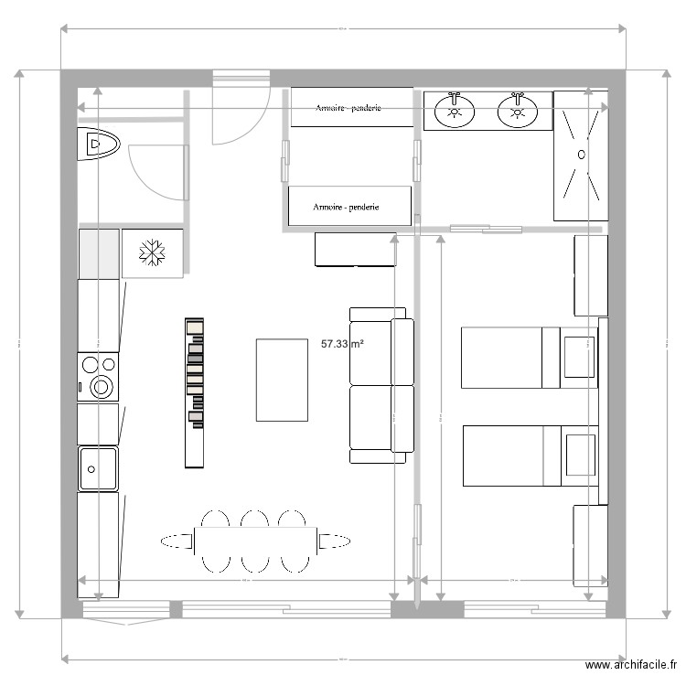 plan Safinaz 3. Plan de 0 pièce et 0 m2