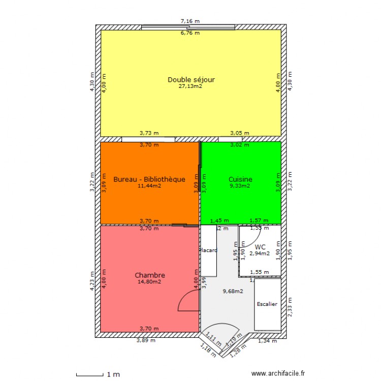Agrandissement. Plan de 0 pièce et 0 m2