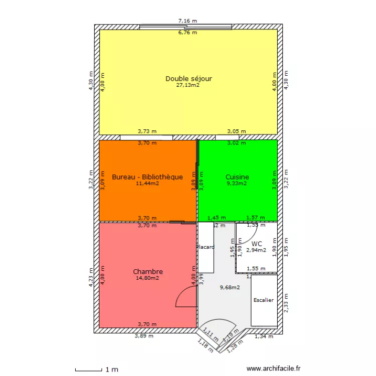 Agrandissement. Plan de 