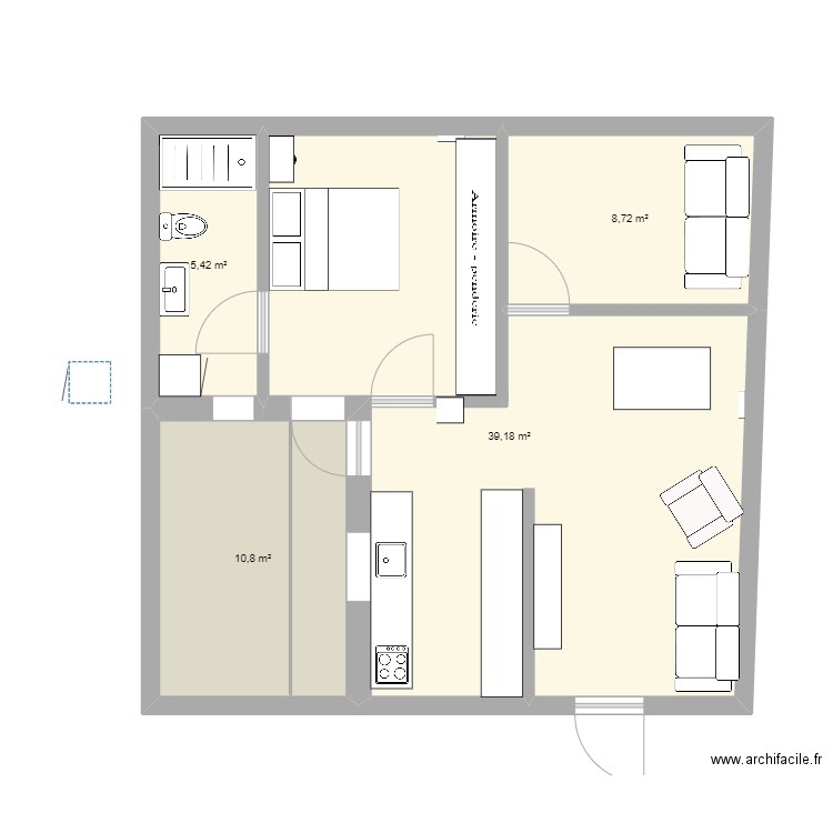 casa 90x165. Plan de 0 pièce et 0 m2