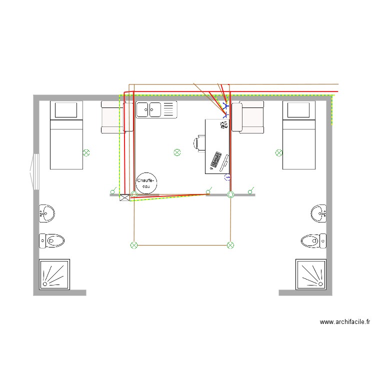 plan delec clas. Plan de 0 pièce et 0 m2