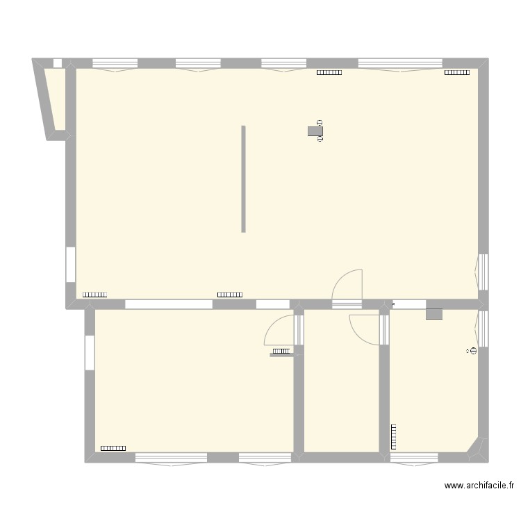 Villa Herran structure après démolition. Plan de 0 pièce et 0 m2