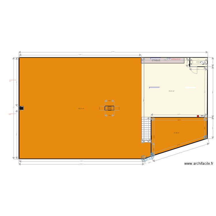 plans local Lachapelle Mezzanine. Plan de 0 pièce et 0 m2
