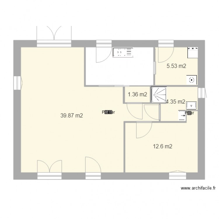 Saché Tillière pour ABITAL. Plan de 0 pièce et 0 m2