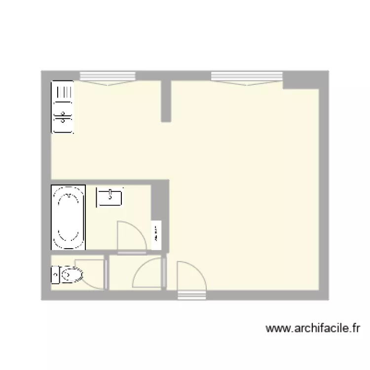 4 plaine Monteil. Plan de 