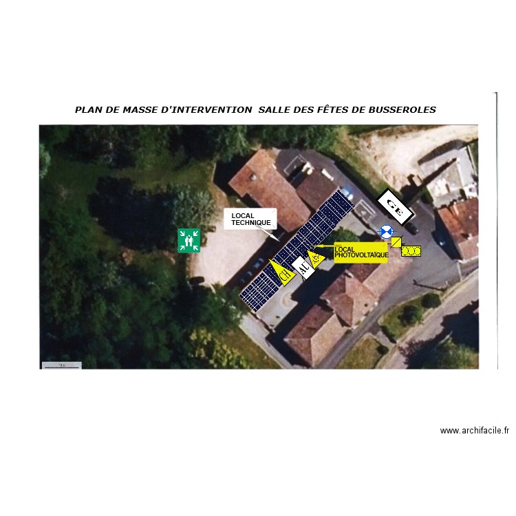 SDF MASSE BUSSEROLES. Plan de 4 pièces et 117 m2