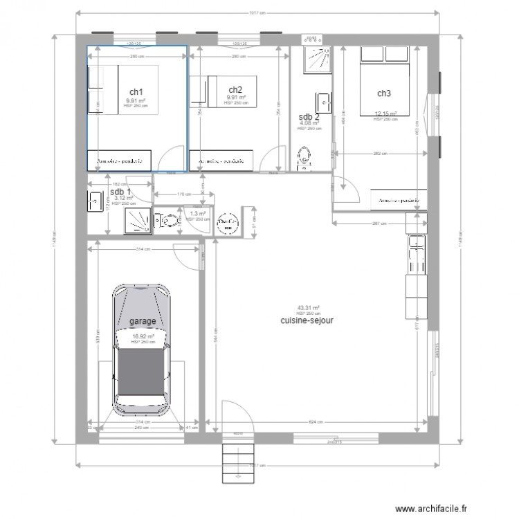 tramontane 1017x1149. Plan de 0 pièce et 0 m2