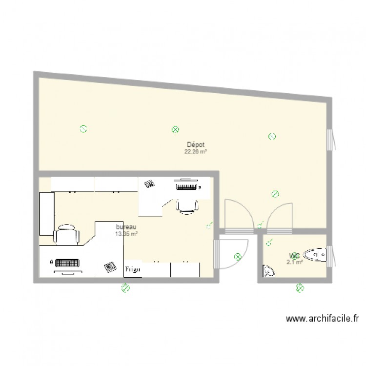 depot1. Plan de 0 pièce et 0 m2